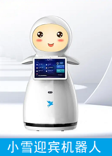 小雪AI服务迎宾机器人